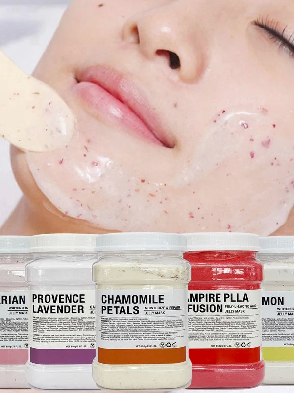 10PCS Jelly Mask Powder Wholesale 650G Professional Mask Powder Beauty Salon Use Facial Skin Care Products