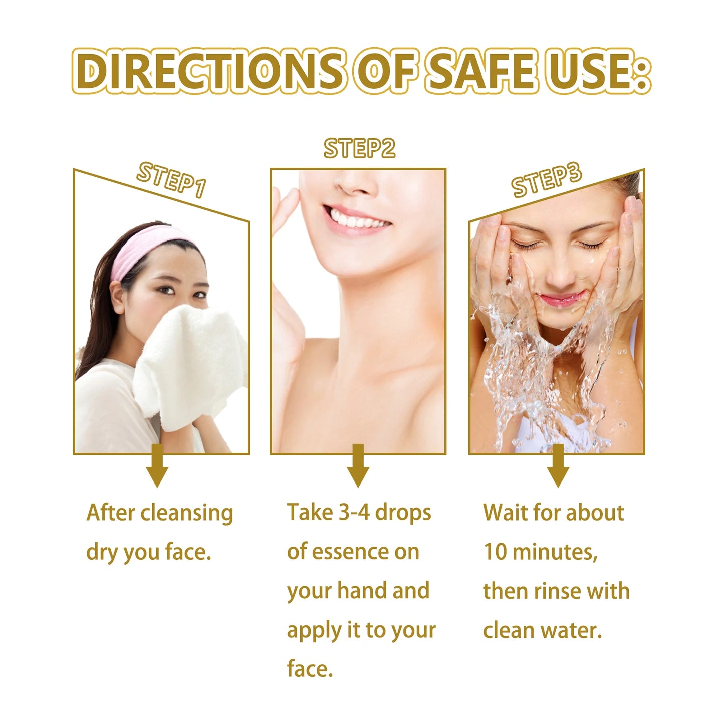 Hoygi Ginseng Face Serum Fade Fine Lines Anti-aging Improve Dullness and Roughness Firming Nourishing Skin Booster Face Serum