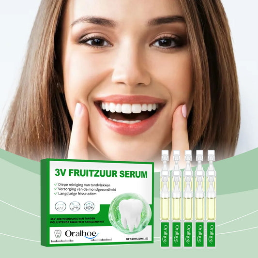 Oralhoe 20ml Teeth Whitening Serum Reduce Yellowing Fresh Breath Oral Hygiene Care Brightening Repair Gums Cleaning Dental Serum