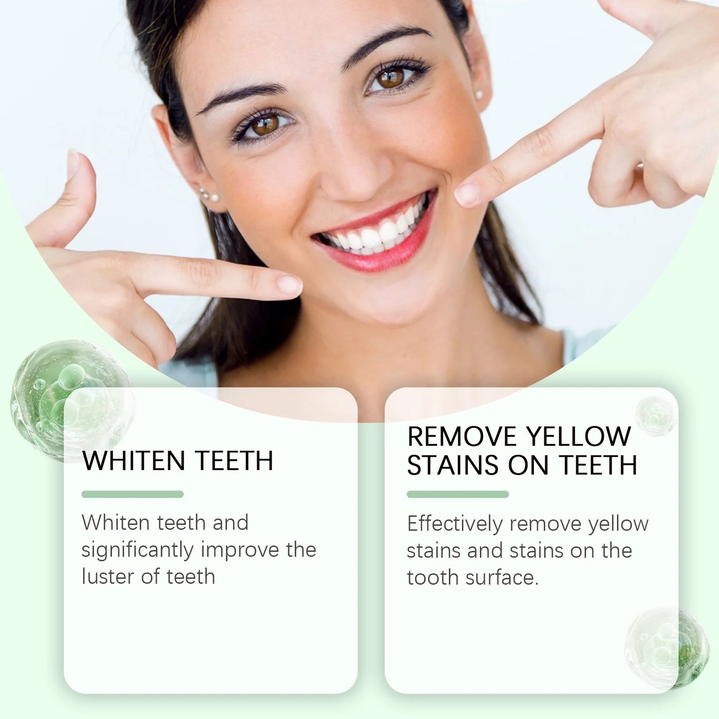 Oralhoe 20ml Teeth Whitening Serum Reduce Yellowing Fresh Breath Oral Hygiene Care Brightening Repair Gums Cleaning Dental Serum