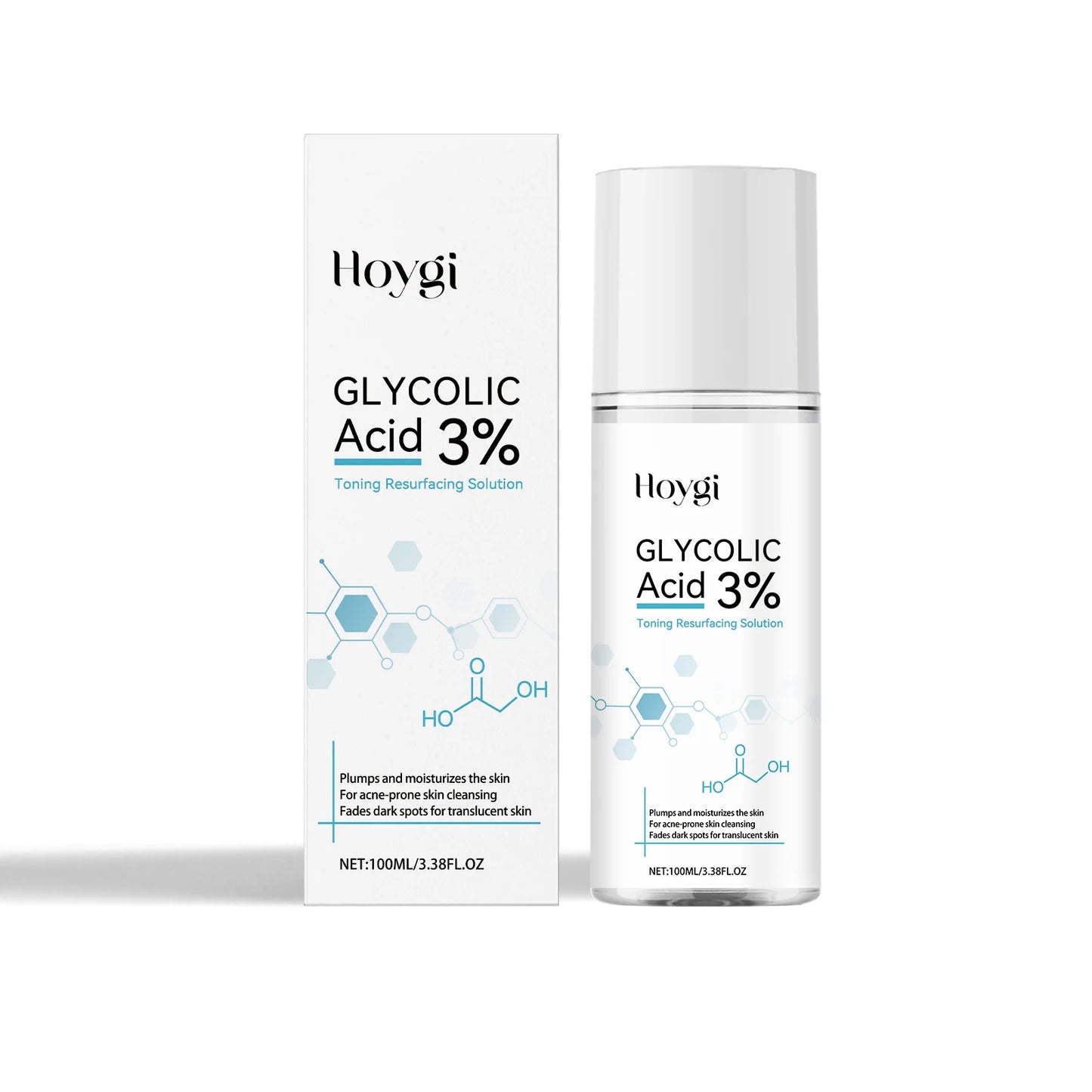 100ml Hoygi Anti Wrinkle Exfoliating Serum Gentle Resurfacing Bright Hydration Plump Anti Aging Natural Facial Treatment