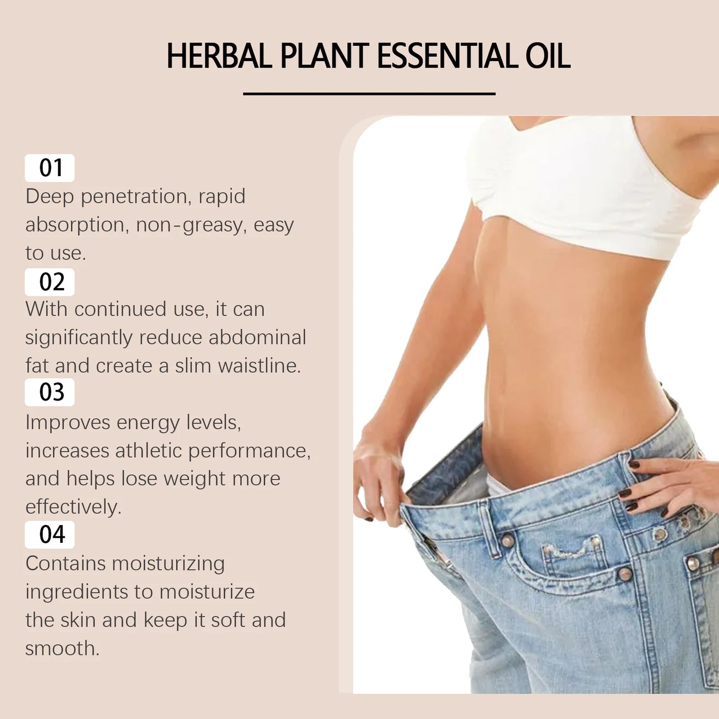 West&Month 30ml Slimming Body Care Serum Oil Anti Cellulite Fat Burning Massage Tighten Abdominal Thigh Firming Shaping Body Oil