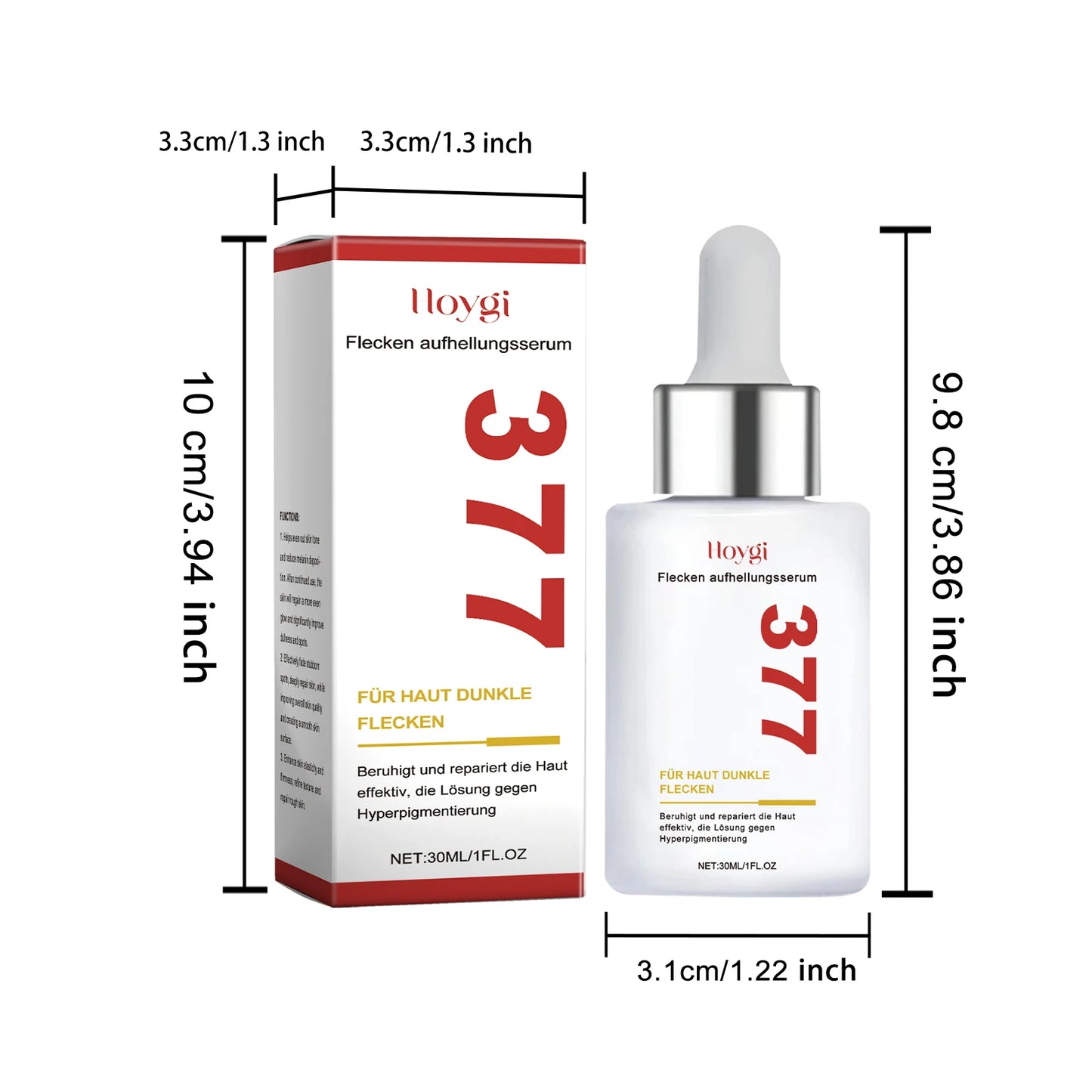 Hoygi Face Care Serum Reduce Dark Spots Deeply Moisturize Brightening Skin Tone Improve Skin Texture Smoothing Face Care Serum