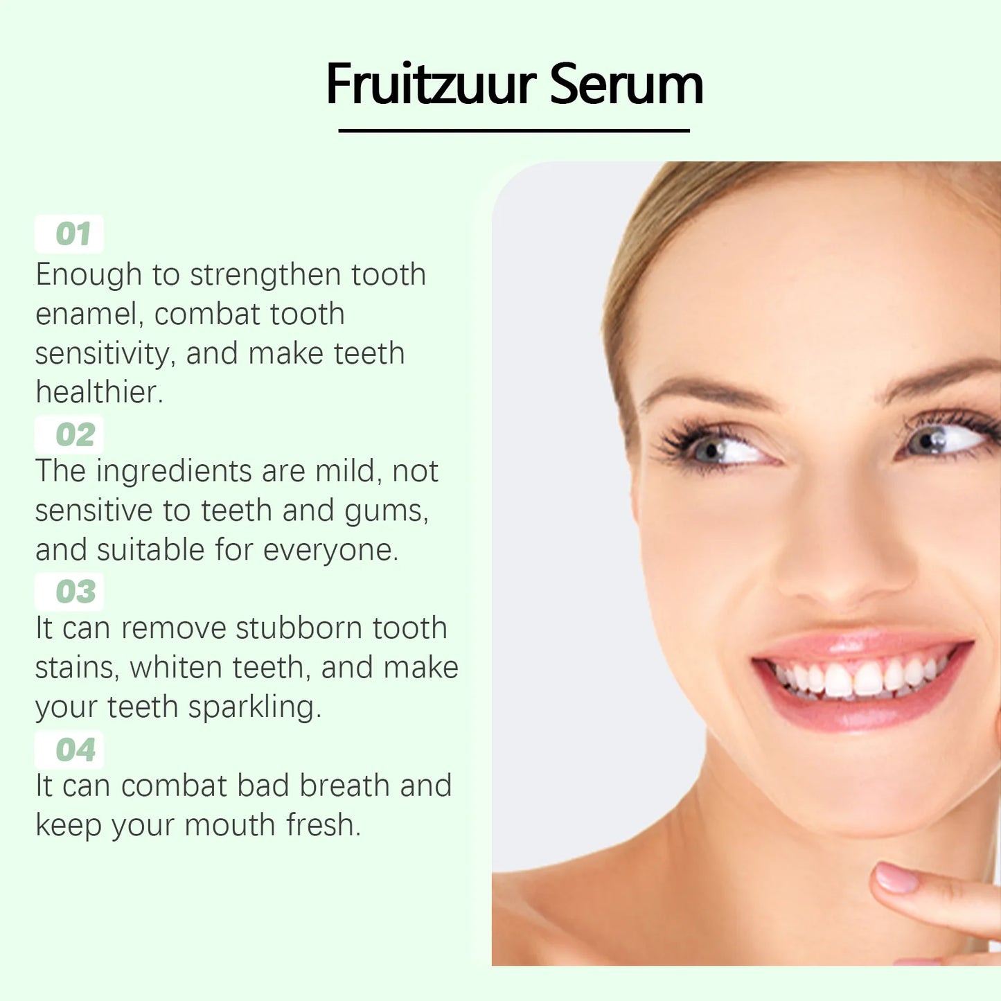 Oralhoe 20ml Teeth Whitening Serum Reduce Yellowing Fresh Breath Oral Hygiene Care Brightening Repair Gums Cleaning Dental Serum