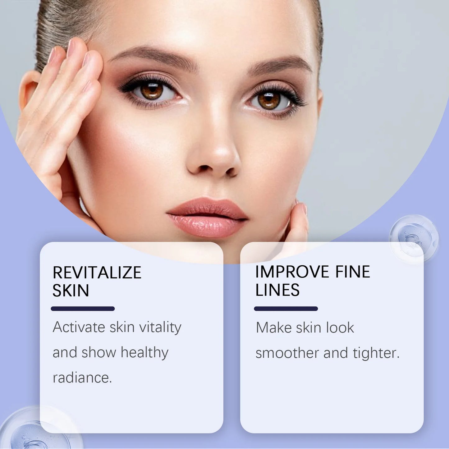 Copper Peptide Face Serum - Hydrating Moisturizing Nourishing  Smoothing Anti-Aging Brightening Skin Care Essence for Women  Men