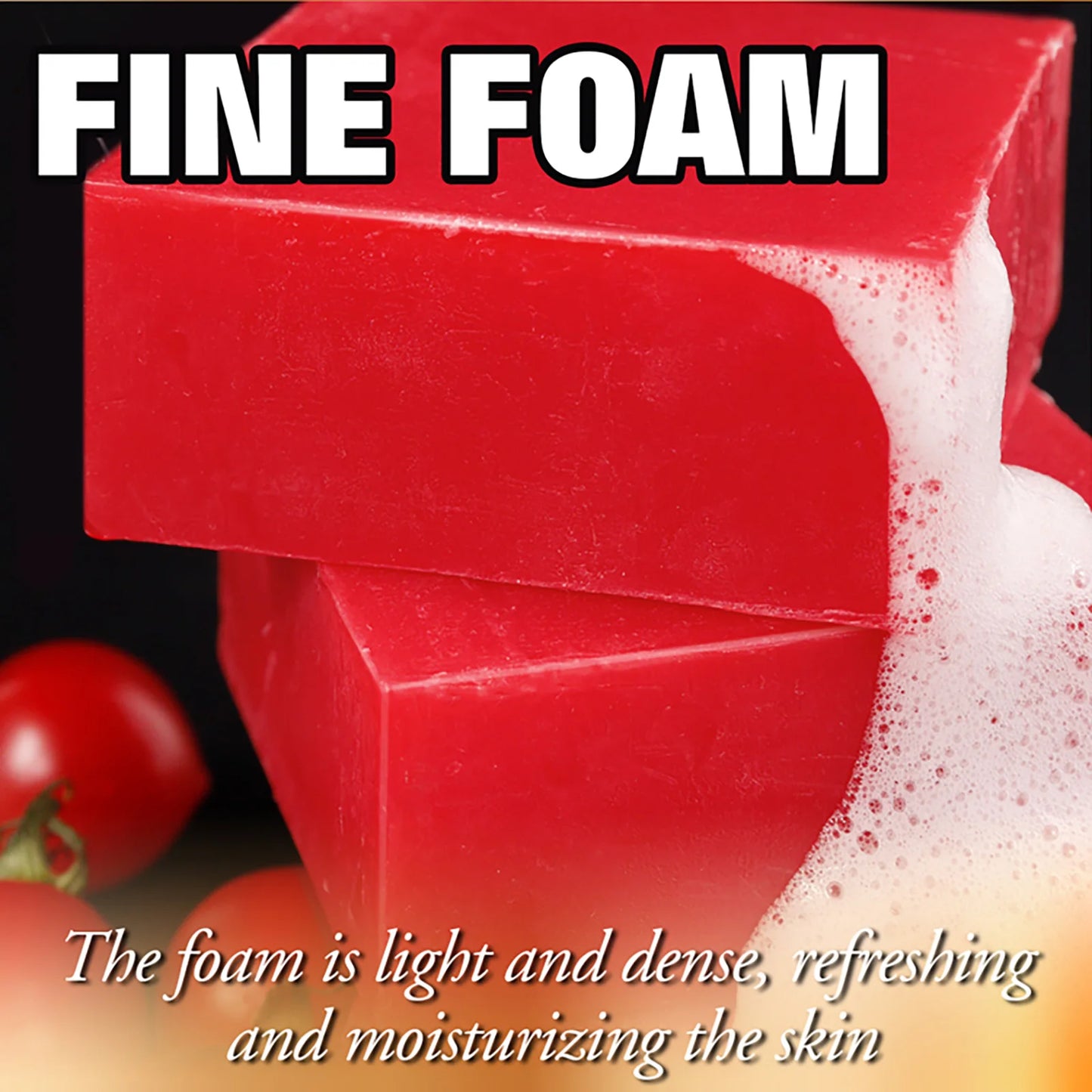 Natural Thailand Lycopene Powder Fruit Fragrance 10X Vitamin C Skin Care Beauty Whitening Face Soap For Black Spots